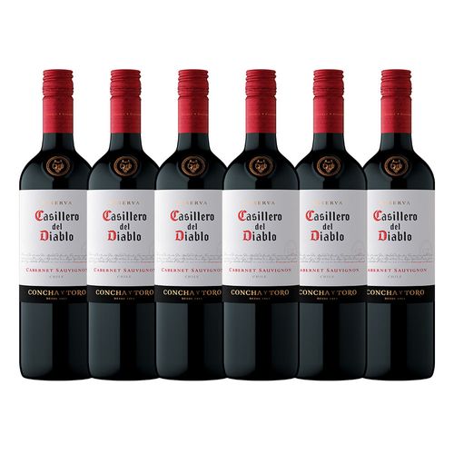 Kit Vinho Chileno Casillero Del Diablo Cabernet Sauvignon 375Ml